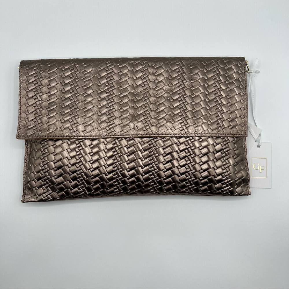 German Fuentes CROSSHATCH LEATHER BAG